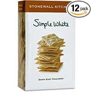 Stonewall Kitchen Simple White Crackers, Snack Pack, 2 Ounce Boxes 