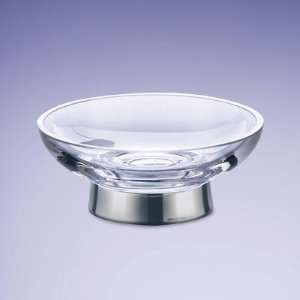  Plain Glass with Stand Soap Dish Finish Rustic Gold