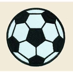 Soccer Ball USA Logo Embroidered Iron on or Sew on Patch  