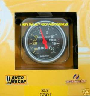 Autometer 3301 Sport Comp 2 1/16 Vacuum/Boost Gauge  