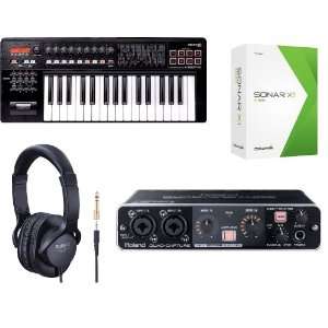   Interface, Sonar X1 Studio, and RH 5 Headphones Musical Instruments