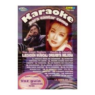 KARAOKE GIAN FRANCO PAGLIARO Y CLAUDIA DE COLOMBIA ( DVD )