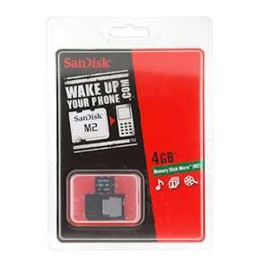 com SanDisk Memory Stick Micro (M2) 4GB Memory Card for Sony Ericsson 