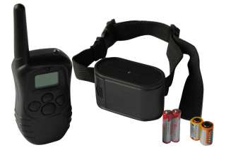   System dog training collar with LCD display and of 300 meters range