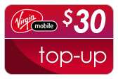 Virgin Mobile Refill Minutes Instant Prepaid Airtime