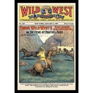  Wild West Weekly Young Wild Wests Bucking Broncos   12x18 