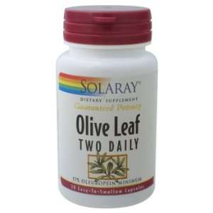  Solaray   Olive Leaf Two Daily, 500 mg, 30 capsules 