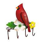 Wall Mounted Cardinal Bird Mug / Coat Rack Hanger