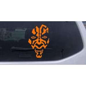 Star Wars Darth Maul Car Window Wall Laptop Decal Sticker    Orange 5 