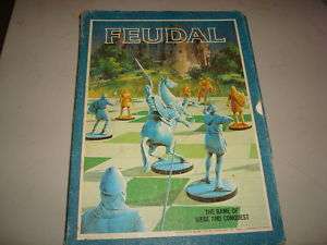 Feudal Strategy 3M War Board Game Siege & Conquest 1967 Chess like 