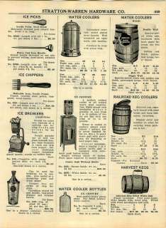 1936 Wood Railroad Keg Water Coolers XX Century ad  