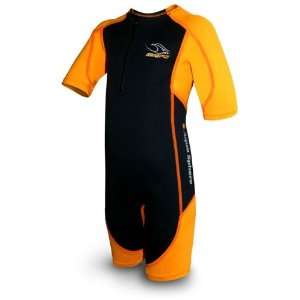  Aqua Sphere Youth Stingray Core Warmer Swimsuit   Orange 