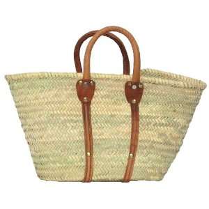  Moroccan Straw Summer Beach / Shopper / Tote Bag 20 X 10 