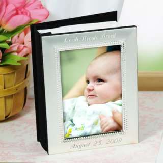 Photo Album Silver Engraved Personalized Wedding Gift  