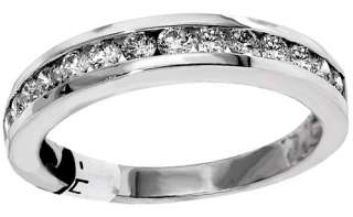   SET Rounds Diamond Anniversary WEDDING Ring BAND .50 White Gold  