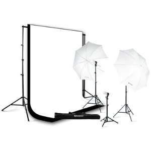 Lumenex Studio 420 Watt Photography Lighting Light Kit + 10 x 10 100 