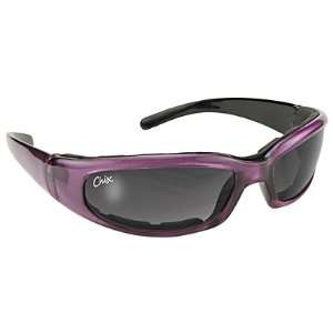   Biker Chix Rally Purple Frame/grey Gradient Lenses Sunglasses Goggles
