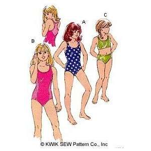  Kwik Sew Girls Racerback Swimsuits Pattern By The Each 