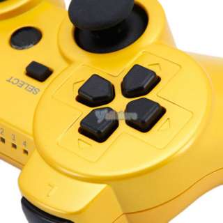 Wireless Bluetooth Game Controller for Sony Playstation 3 Yellow 