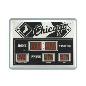   Sox Scoreboard Clock for Indoor/outdoor use with temperature display