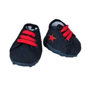  Red Star Black Tennis Shoes Teddy Bear Clothes Fit 14 