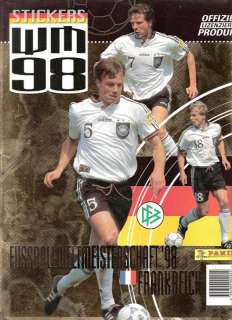 1998 Panini World Cup France 98 German Super Stickers  