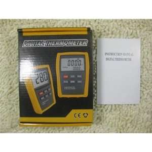 Scientific LCD Digital Thermometer 1 K Type Sensor 