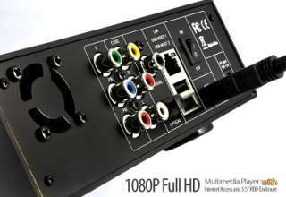 1080P Full HD Multimedia Player with Internet Access & 3.5 HDD 