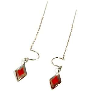   Silver Threader Dangle Drop Earrings Dorit Herlinger Jewelry