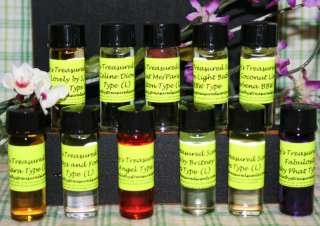 25) PK Sample size YOU PICK SCENT (OVER 750)Body Oil  
