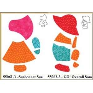  Go Cutter Sunbonnet Sue or Overall Sam