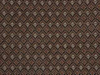 Bronze Chenille Diamond Drapery Upholstery Fabric  