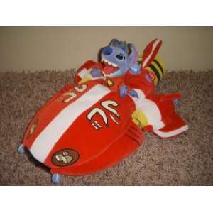   Stitch the Alien in His Spaceship 14.5 Long Plush Doll Toys & Games