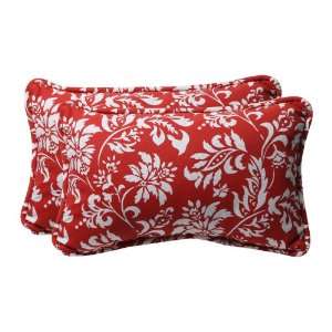   Tropical Red Outdoor Throw Pillows 18.5 Patio, Lawn & Garden