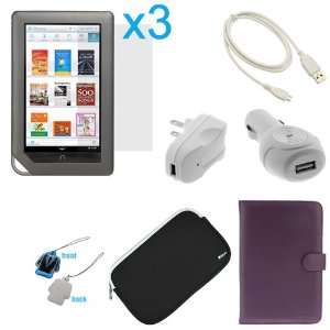   USB Sync & Charge Cable + USB (Car + Travel) Charger Adapter + LCD