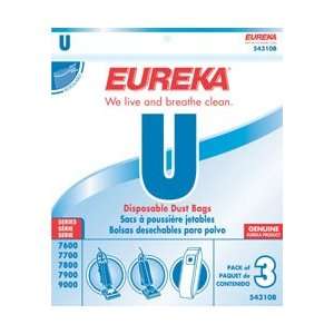    Eureka U Vacuum Bags 54310B   Genuine   3 Pack