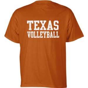    Texas Longhorns Youth Orange Volleyball T Shirt
