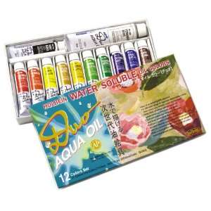   Aqua Water Soluble Oil Color AP Set of 12 20 ml Tubes Toys & Games