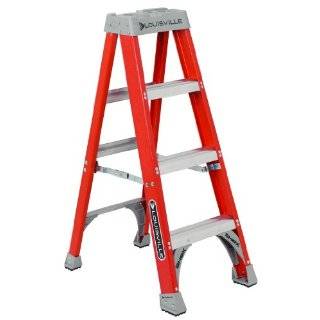   Extra Heavy Duty Fiberglass Step Ladder, 4 Foot by Louisville Ladder