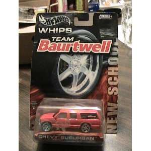  Hot Wheels Whips Team Baurtwell New School Red Chevy 