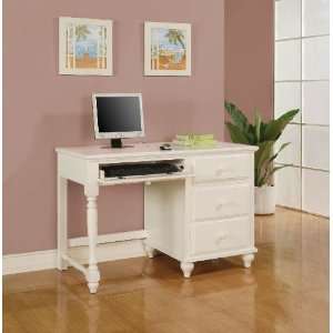   Coaster Pepper Youth Computer Desk in White Finish