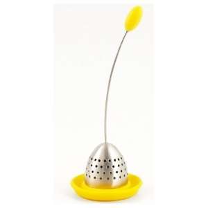  William Bounds Yellow Sili Silicone Tea Ball Infuser 