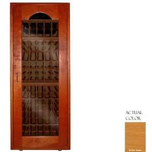   180 Bottle Wine Cellar   Glass Door / Whitewash Cabinet Appliances