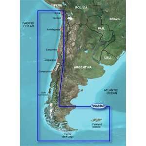  Garmin BlueChart g2 Vision Chile/Falkland Saltwater Map 