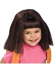 Childrens Girls Kids Wigs Dora the Explorer Costume Wig Girls Standard