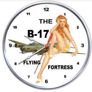  World War II B 17 Flying Fortress Pin up Collectible 